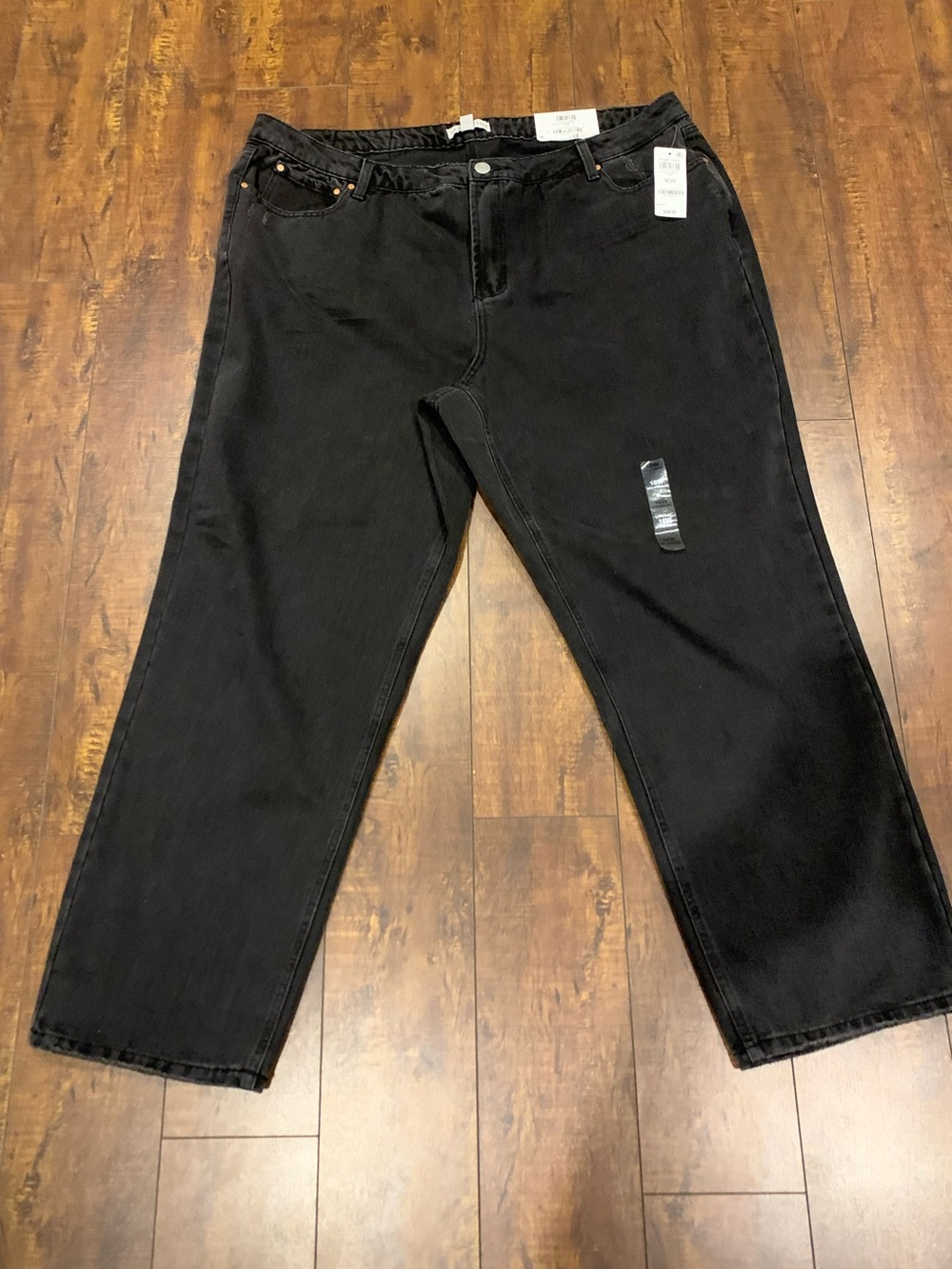 And Now This Black Jeans Size 16W 90s Straight